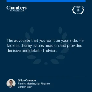"The advocate that you want on your side. He tackles thorny issues head on and provides decisive and detailed advice."