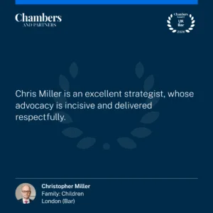 "Chris Miller is an excellent strategist, whose advocacy is incisive and delivered respectfully."